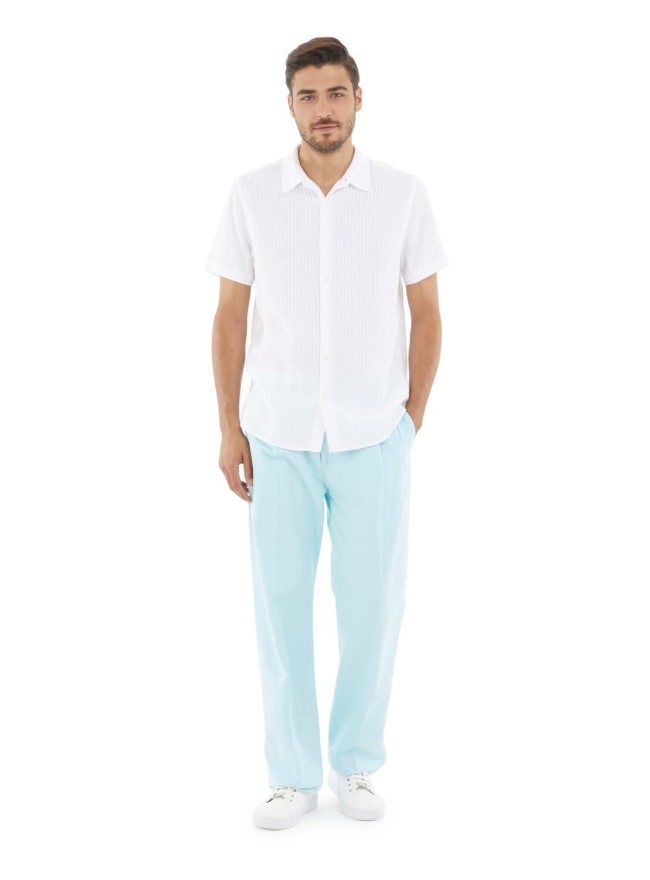 CAMISA GUESS BLANCA MUESTRA MANGA CORTA