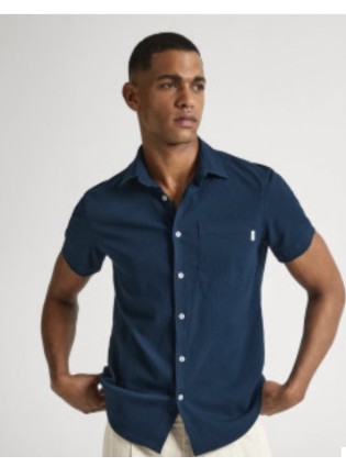 CAMISA PEPE JEANS PYKE MARINO MANGA CORTA