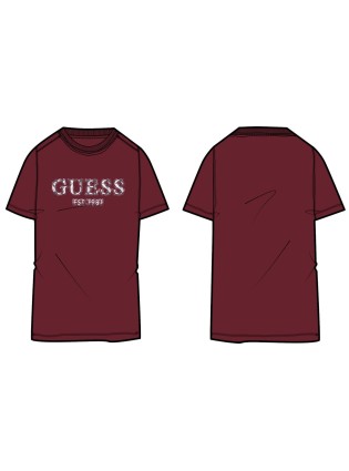CAMISETA GUESS GRANATE