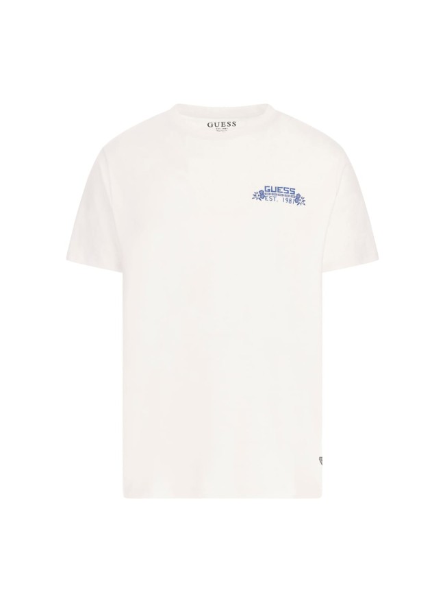 CAMISETA GUESS BLANCA PARCHE DETRAS
