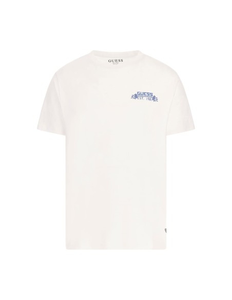 CAMISETA GUESS BLANCA PARCHE DETRAS